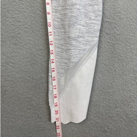Lululemon Wunder Under Scalloped Hem High-Rise Crop 21" Full-On Luon Size 6 - Picture 8 of 9
